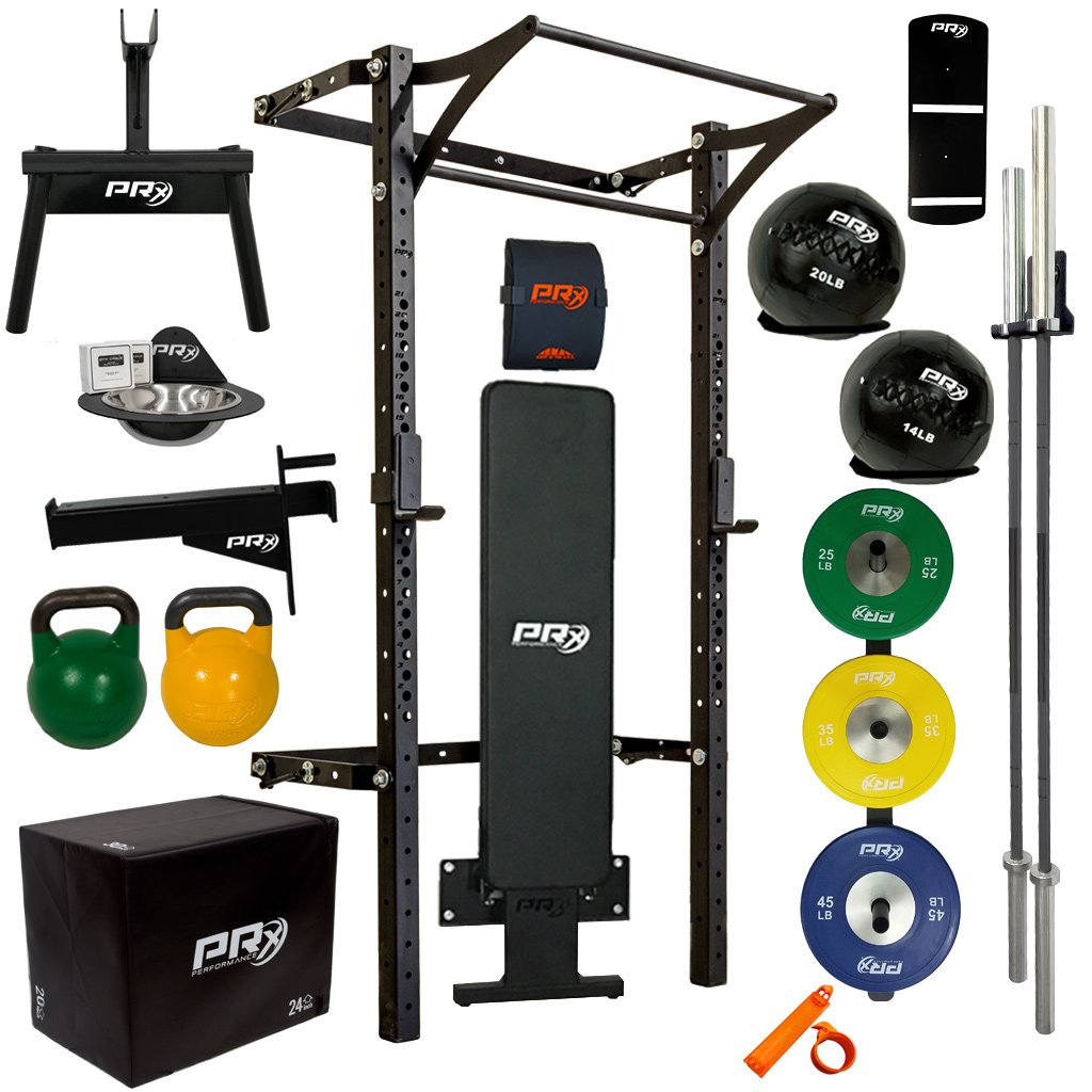 SWOLE Mates: His & Hers Profile® PRO Elite Package with Folding Bench